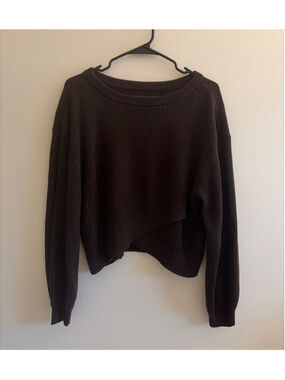 Lululemon reversible cross espresso sweater size L